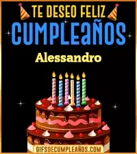 Te deseo Feliz Cumpleaños Alessandro